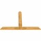Ekena Millwork Portland Rough Sawn Timber Gable Bracket, Western Red Cedar, 72"W x 48"H x 2"D x 6"F, 16/12 Pitch GBW072X48X0206POR00RWR - alternate 2
